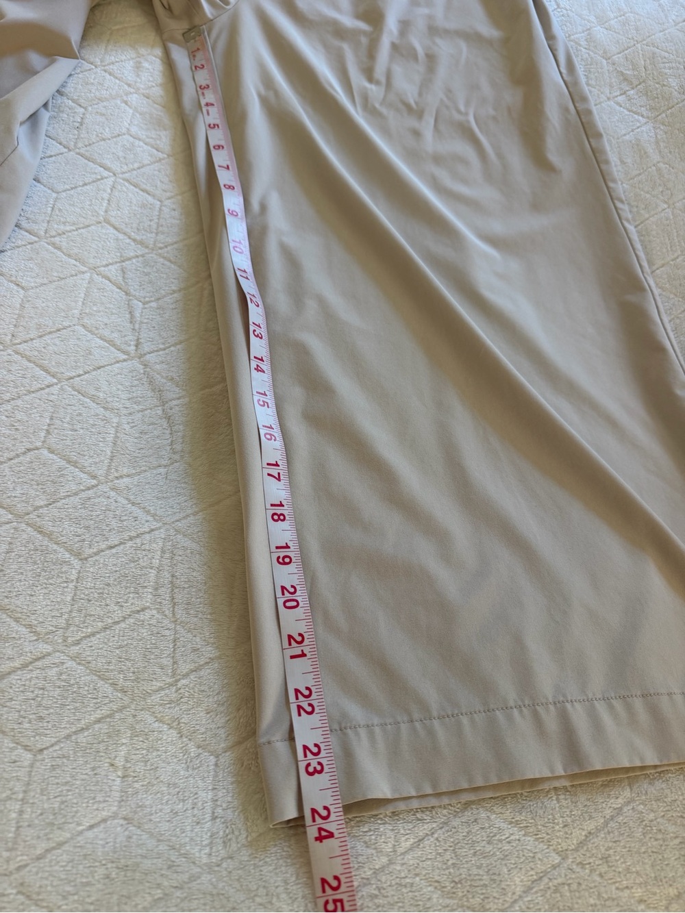 Athleta Brooklyn Wide Leg Crop Pant Color Stone Stretch Trouser plus size 12 - Picture 11 of 12